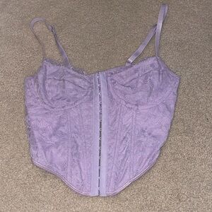 Lilac Purple Corset top